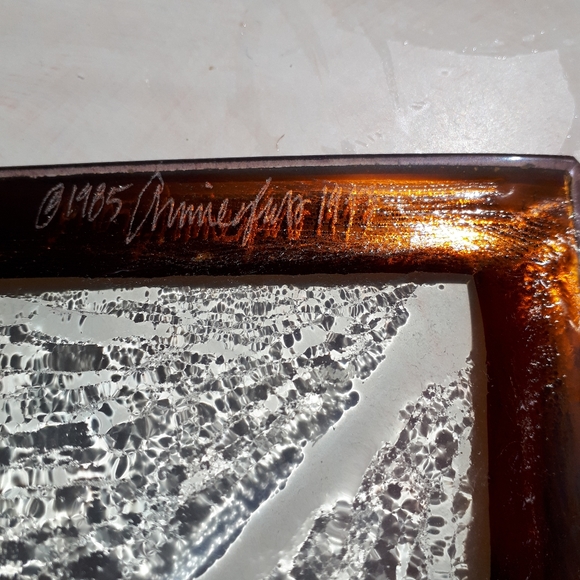 Gold leaf plate - Picture 5 of 5